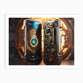 Steampunk Iphone X Case Art Print