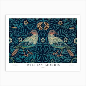 William Morris Prints Birds Landscape Botanical Vintage Art Print