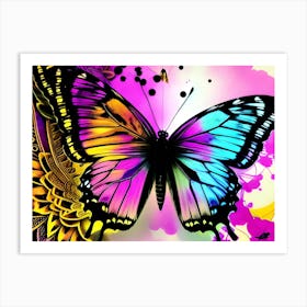 Colorful Butterfly 13 Art Print