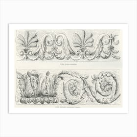 Greek Roman Motifs, Albert Racine Art Print