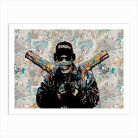 Eazy E, Eric Lynn Wright Abstract Art Print