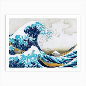 Great Wave Off Kanagawa Hokusai Ukiyo-e Art Print