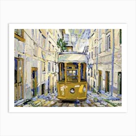 Lisbon Tram Art Print