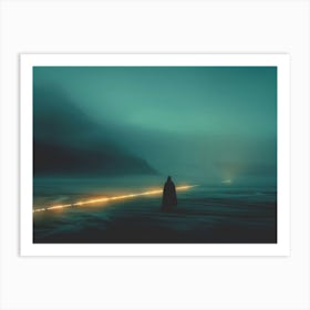 Desert Landscape Light | The Art of Solitude Art Print