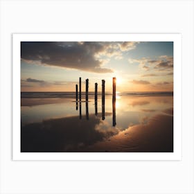 Sunset Shore 5 Art Print