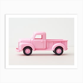 Toy Car Pink Truck Art Print