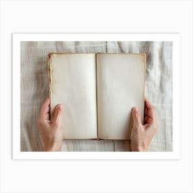 Blank Book (3) Art Print