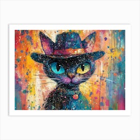 The Coolest Cat In Town 11 Art Print