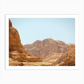 Mountain In The Desert Art Print