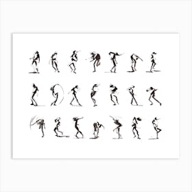 Dancing Man 2 Art Print