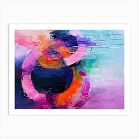 modern painting Art Print