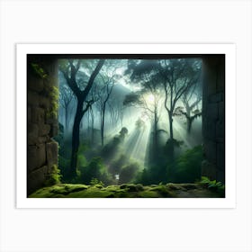 Tree In The Forest Art Print