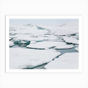 Jokulsarlon Icebergs Art Print