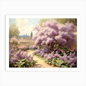 Lilac Blossoms In Spring 1889 Art Print