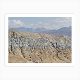 The Himalayas In Mustang, Tibetan Kingdom In Nepal Art Print