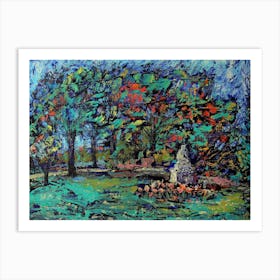 Luxembourg Gardens Paris Art Print