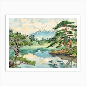 Mt Fuji 4 Art Print