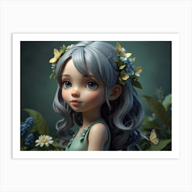 Fairy Girl 3 Art Print