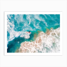 Perfect Day Surfing Art Print
