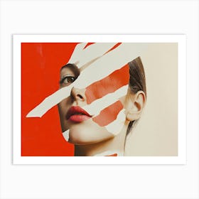 Woman'S Face 36 Art Print