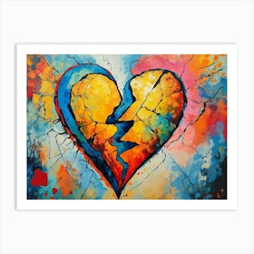 A Broken Heart 2. Art Print