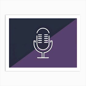 Microphone Icon 1 Art Print