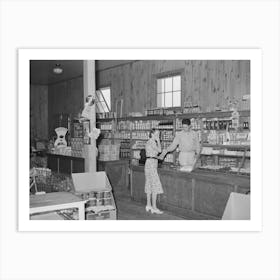 General Store, Lake Dick Project, Arkansas By Russell Lee Art Print