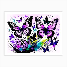 Butterfly Painting Art Print