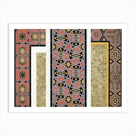 Emile Prisses D’Avennes Pattern, Plate No, 75, La Decoration Arabe Art Print