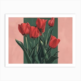Red Tulips 3 Art Print