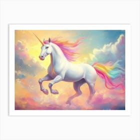 Unicorn In The Sky Poster