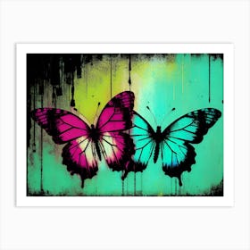 Two Butterflies 2 Art Print