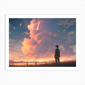 Cloudy Sky Art Print