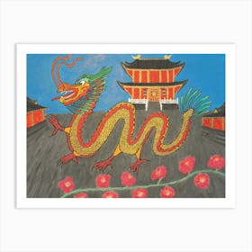 Year of the dragon Art Print