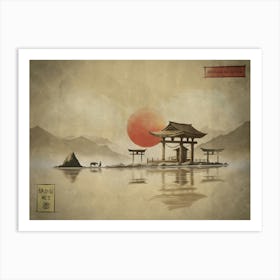 Shizuka Na Senshi( Tranquil Warrior ) Art Print