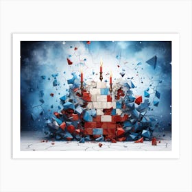 Christmas Composition Art Print