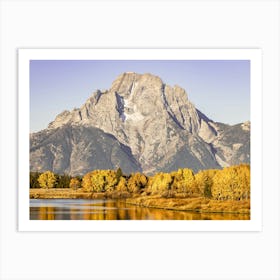 Grand Teton National Park Autumn Sunrise Art Print