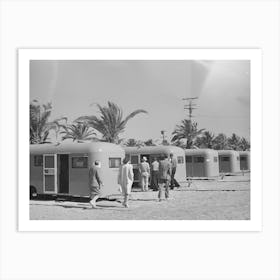 Untitled Photo, Possibly Related To Family Moving Into Trailer At The Fsa (Farm Security Administration) Camp Art Print