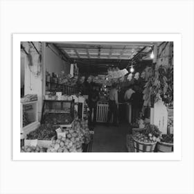 Untitled Photo, Possibly Related To Fruit And Vegetables, Market Square, Waco, Texas By Russell Lee 1 Art Print