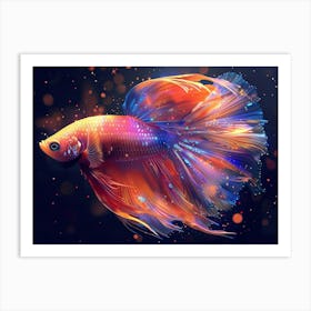 Siamese Catfish 15 Art Print