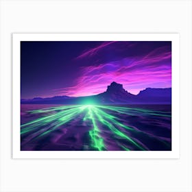 Desert Lights Art Print