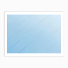 Abstract Blue Sky Background With Diagonal Lines Art Print