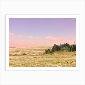 Sunset on Dartmoor Art Print