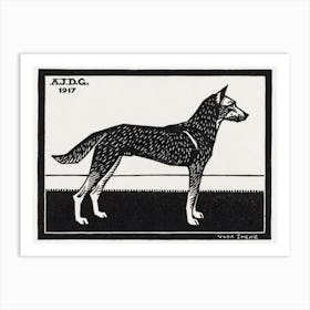 Dog, Julie De Graag Art Print