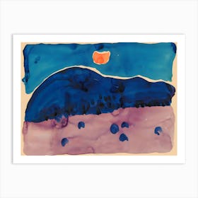 Georgia O'Keeffe - Evening ,1916 Art Print