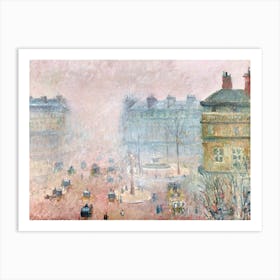Place Du Theatre Francais Fog Effect (1897), Camille Pissarro Art Print