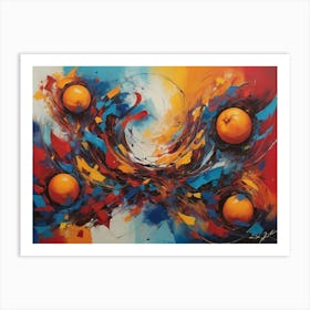 Oranges 3 Art Print