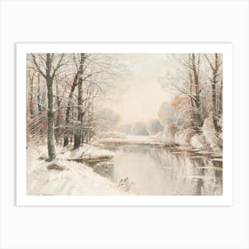 Winter Scene Art Print