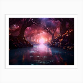 Fantasy Forest 2 Art Print