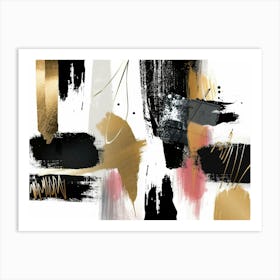 Abstract Brushstrokes Canvas Print 28 Art Print